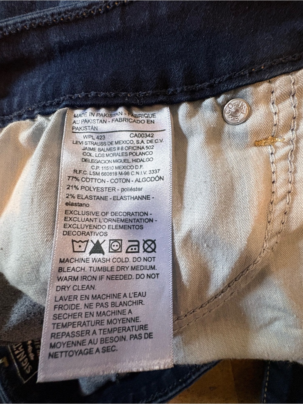 Levi Strauss Signature Gold Modern Skinny Jeans – Size 34 (EUC) - Picture 4 of 10